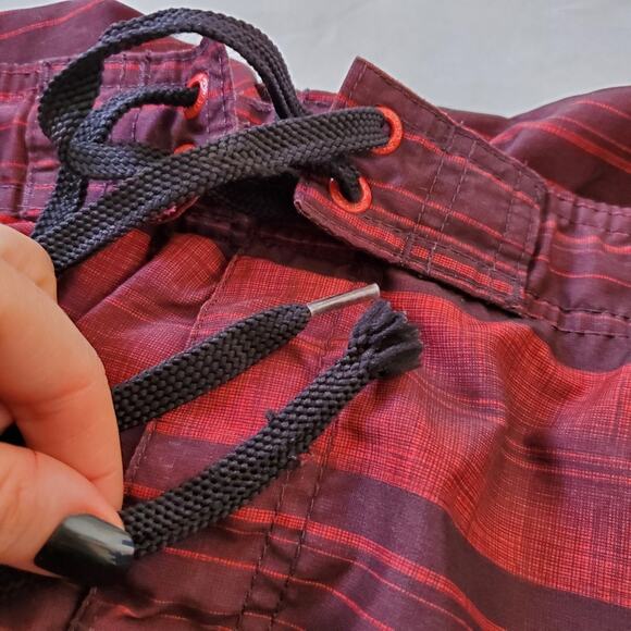 Speedo | Striped Swim Trunks Board Shorts - Picture 6 of 11